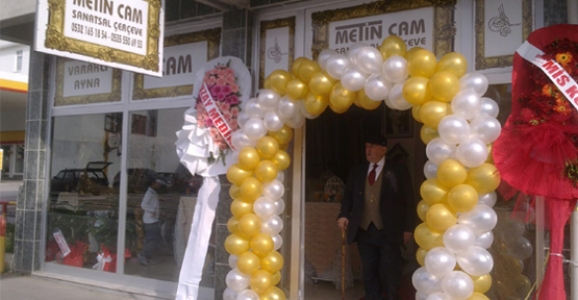 METİN CAM VE SANATSAL ÇERÇEVE HİZMETE AÇILDI