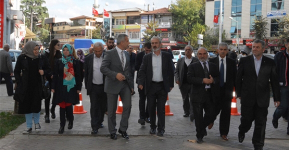 MHP MİLLETVEKİLİ AÇBA’DAN HENDEK’TE ESNAF ZİYARETİ 