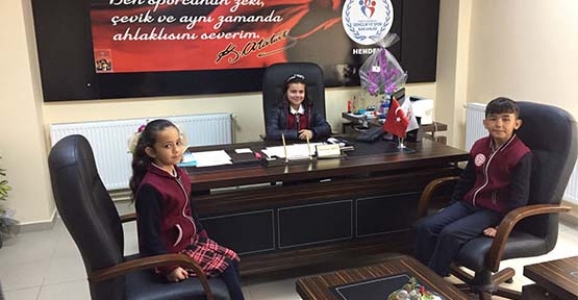  MÜDÜR BELİNAY KAYA YENİ SALONU İNCELEDİ