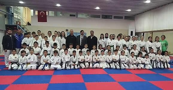 Müdürler’den Karatecilere Ziyaret