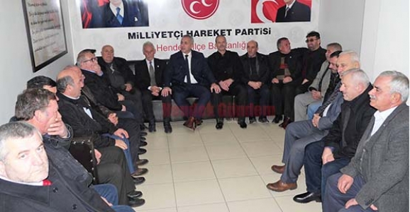 MUHTARLAR DERNEĞİNDEN MHP’YE ZİYARET