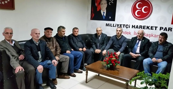 MUHTARLAR’DAN BABAOĞLU’NA HAYIRLI OLSUN ZİYARETİ