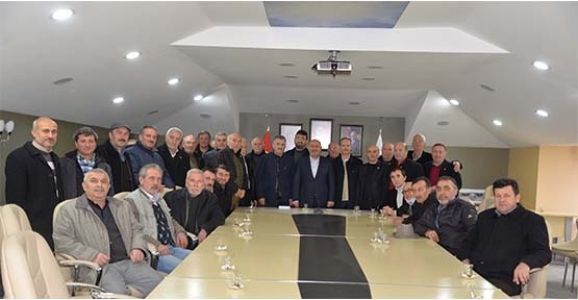 MUHTARLARDAN BAŞKAN PÜSKÜLLÜ’YE ZİYARET