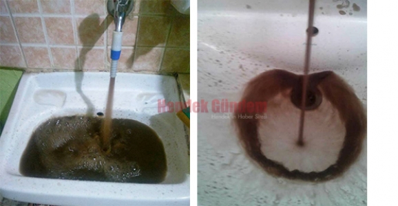 MUSLUKTAN SU DEĞİL ÇAMUR AKIYOR