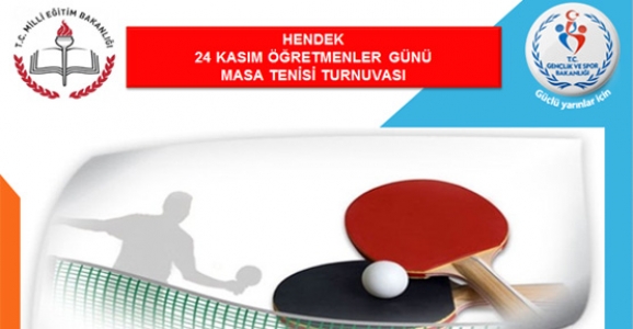 ÖĞRETMENLER ARASI MASA TENİSİ TURNUVASI