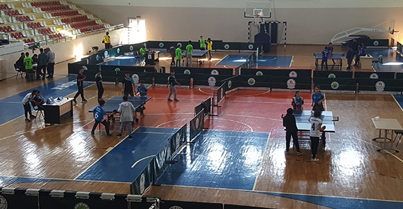 Okul Sporları Masa Tenisi Müsabakaları Düzenlendi