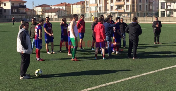 OLAYLI MAÇ TATİL EDİLDİ