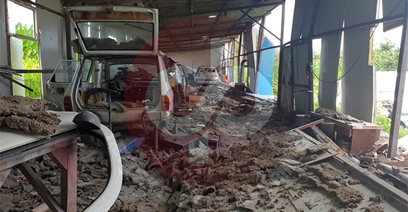 Patlamanın Şiddeti Çevrede Hasara Yol Açtı