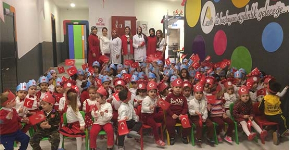 PIRILTI ANAOKULU ÖĞRENCİLERİ CUMHURİYET BAYRAMINI KUTLADI