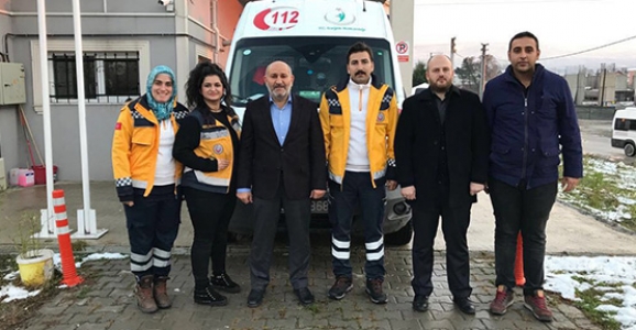 PÜSKÜLLÜ 112’Yİ ZİYARET ETTİ