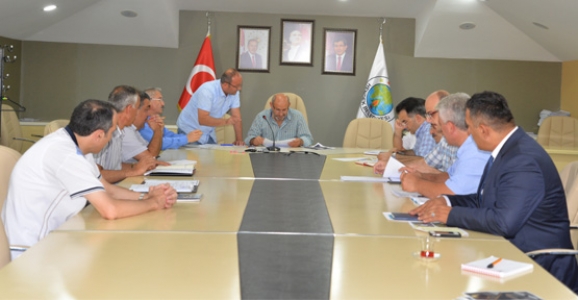 PÜSKÜLLÜ BİRİM MÜDÜRLERİ İLE BİR ARAYA GELDİ