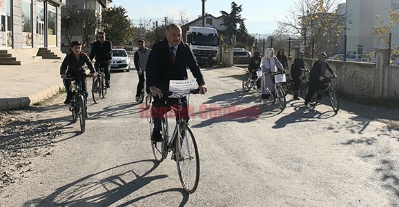 Sağlık İçin Pedal Çevirdiler
