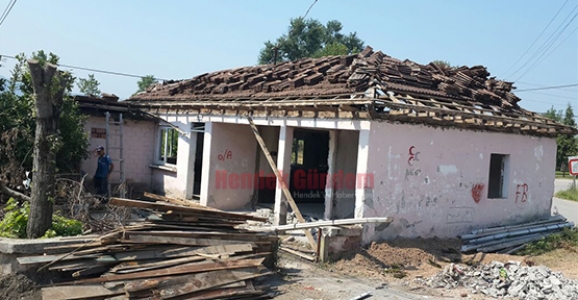 SARIYER MAHALLESİNE YAKIŞMAYAN GÖRÜNTÜ GÜZELLEŞİYOR