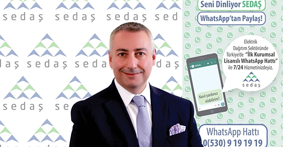 SEDAŞ WhatsApp Hattı ile Size Daha Yakın