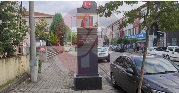 Şehit Savcının Tabelası Yenilendi