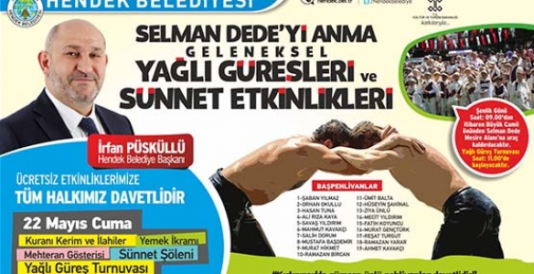 SELMAN DEDE ETKİNLİKLERİ 22 MAYIS TARİHİNE ALINDI