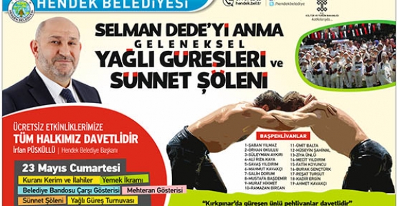 SELMAN DEDE ETKİNLİKLERİ 23 MAYIS’TA