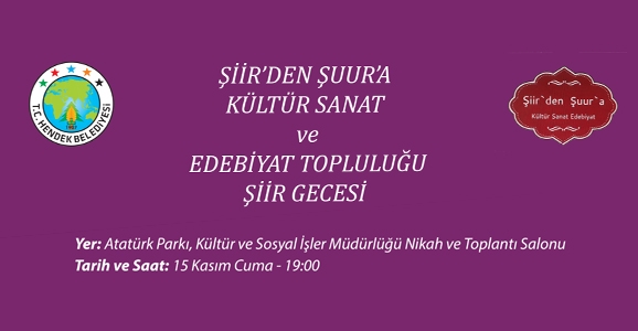 Şiir Gecesine Davet 