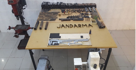 SİLAH ATÖLYESİNE BASKIN