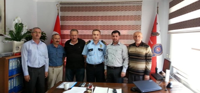 SOFU'DAN  AKYAZI EMNİYET MÜDÜRÜNE HAYIRLI OLSUN ZİYARETİ