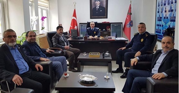 SOFU’DAN EMNİYET MÜDÜRÜ ŞEVKET İLHAN’A HAYIRLI OLSUN ZİYARETİ