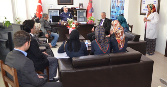 STAJYER ÖĞRETMENLER EMNİYETİ ZİYARET ETTİ