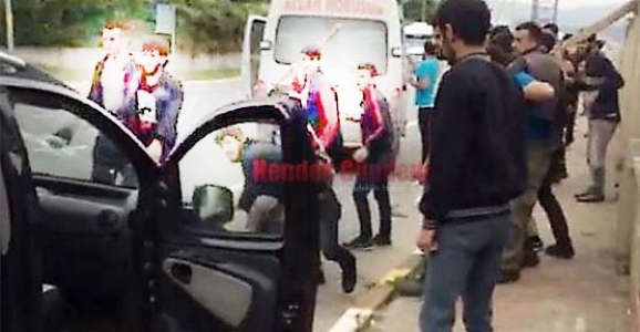 SURİYE’LİLER SERVİS VE İŞÇİLERE SALDIRDI