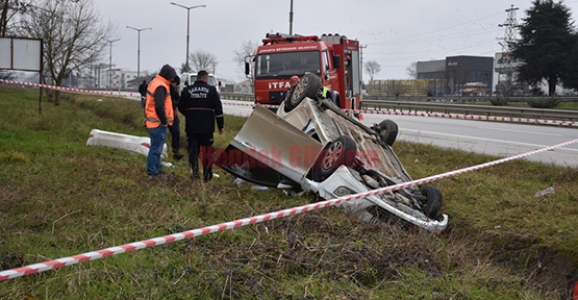 Takla Atarak Kanala Yuvarlandı