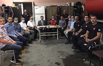 Baykal ve Ekibinden İtfaiye Ziyareti