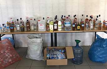 Hendek’te Çok Sayıda Sahte İçki Geçirildi