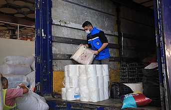 Destek tırı İzmir’e Ulaştı