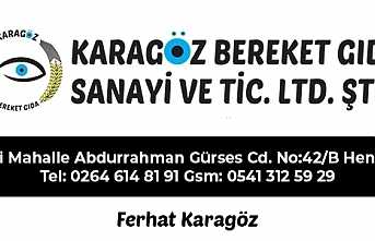 Karagöz Bereket Gıda 10 Kasım Mesajı