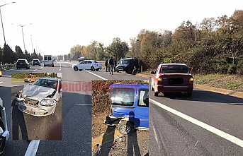 Temde Kaza İki Yaralı