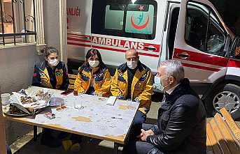 Babaoğlu Yeni Yılı Sağlıkçılarla Karşıladı
