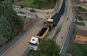 Şehir Merkezinde Asfalt Çalışmaları Başladı