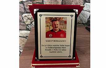 112 Acil Çalışanlarından Borazancı’ya Jest