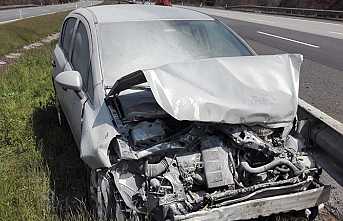 TEM Otoyolunda Kaza 1 Yaralı