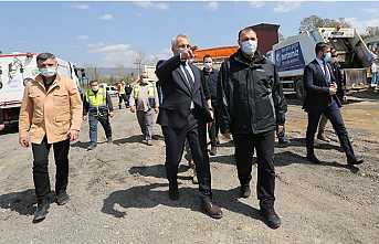Babaoğlu Vali Kaldırım’a Çalışmaları Anlattı