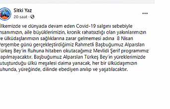 Başbuğ Türkeş’i Anma Programı İptal Edildi