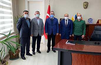 Yağlı ve Ekibi Kaymakam Acır’ı Ziyaret Etti