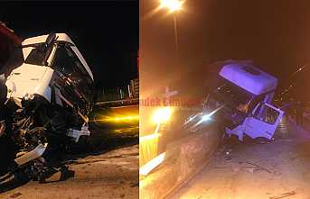 Bariyerlere Çarparak Durabildi