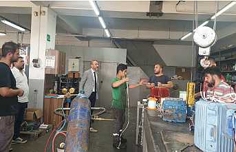 Demirel Sanayi Esnafını Ziyaret Etti