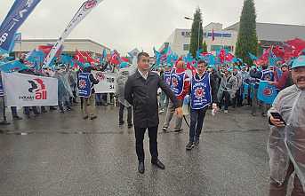 2'nci OSB'nin önünde eylem yaptılar