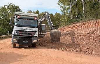 Kocatöngel Yolunda Genişletme Çalışması