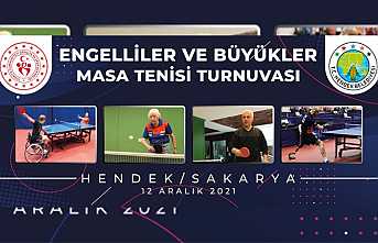 Engelliler ve Büyükler Masa Turnuvası Başlıyor