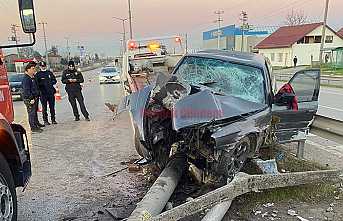 Akova Mahallesi’nde Kaza 1 Ağır 2 yaralı