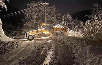 Kar Mesaisi Sabaha Kadar Sürdü