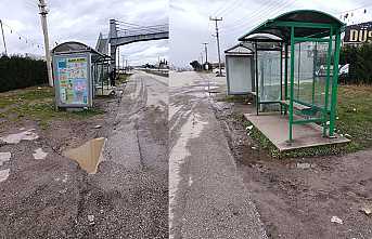 Duraklar Bakım ve Onarım Bekliyor