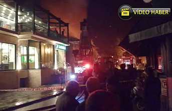 Sahura Alevlerle Uyandılar