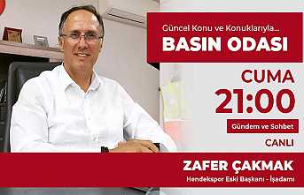 Zafer Çakmak Basın Odasında